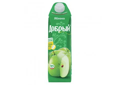 Сок яблочный 1л