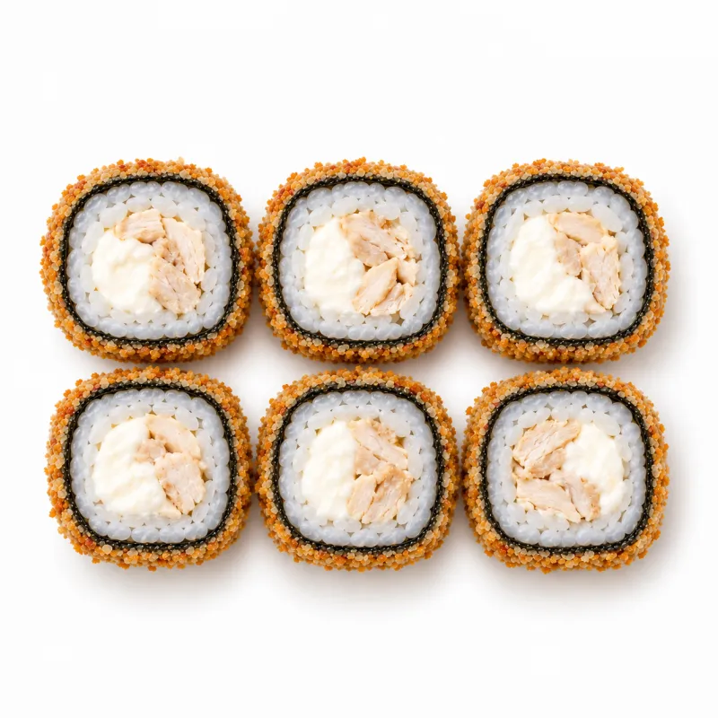 Жареный мини с курицей